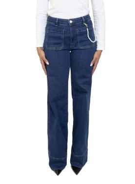 Jeans Only a palazzo con tasche davanti